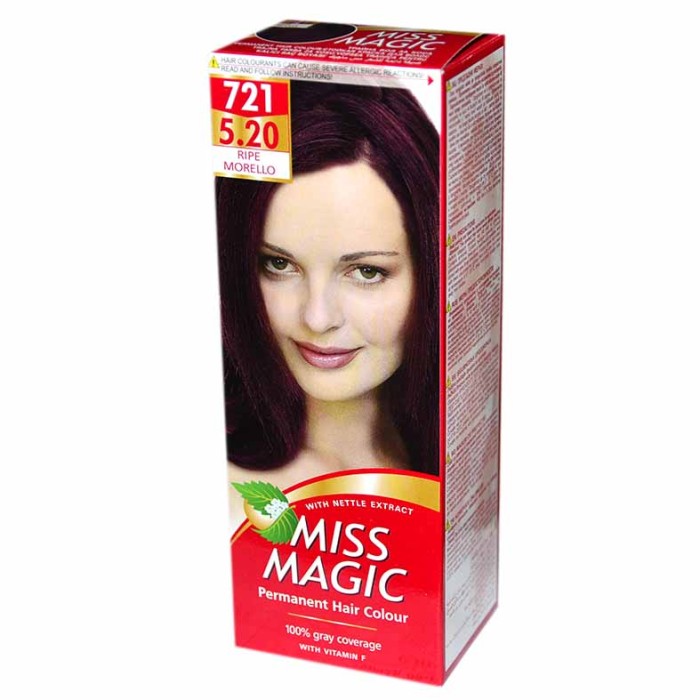 Краска для волос Miss Magic 721 Спелая вишня 90гр к/у