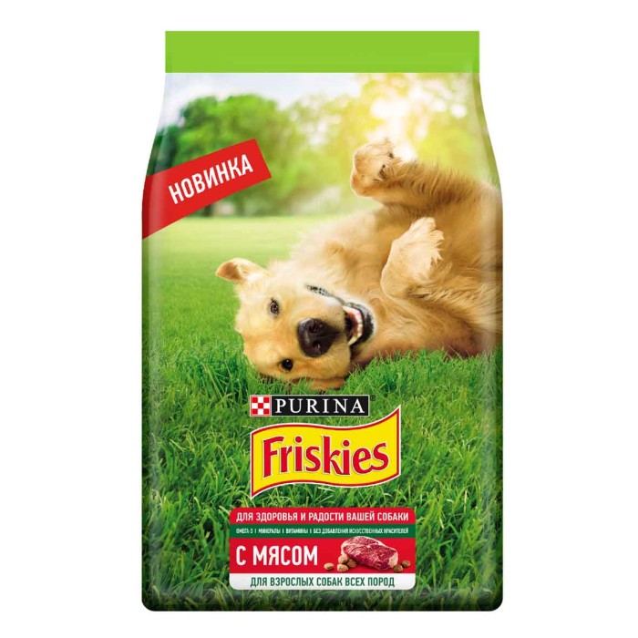 Корм для собак Friskies мясо 500гр м/у
