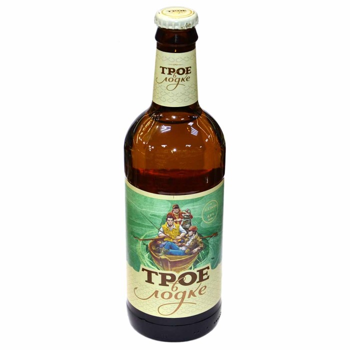 Пиво Томское Трое в лодке 0,5л ст/б