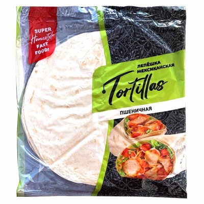 Лепешка Tortillas мексиканская  276гр м/у