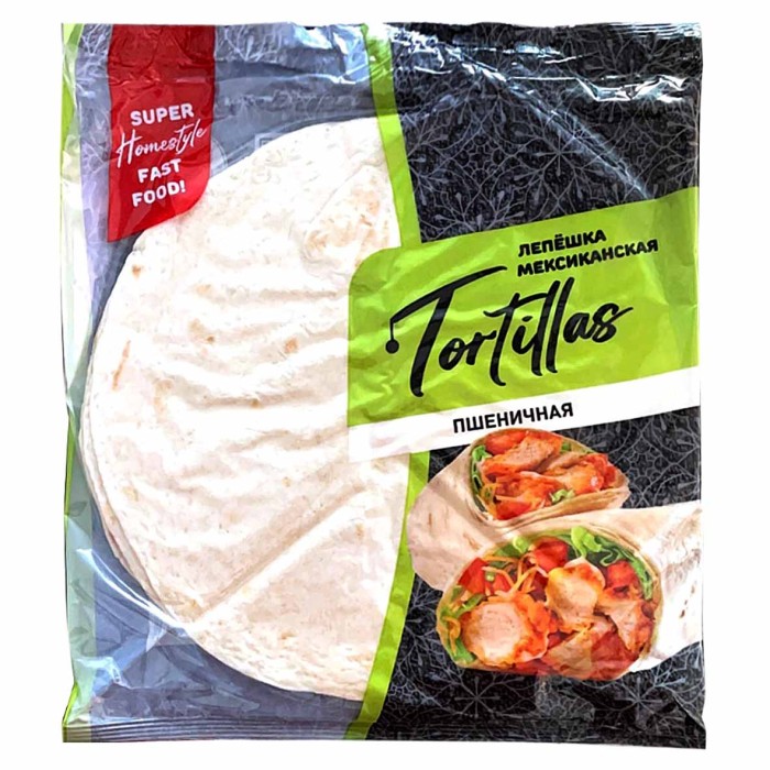 Лепешка Tortillas мексиканская  276гр м/у