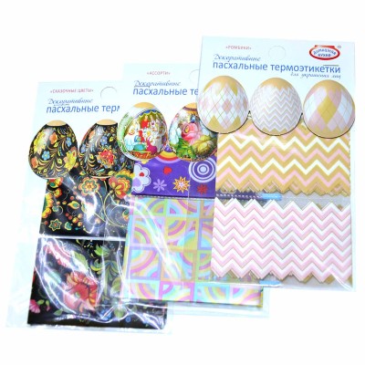 Термоэтикетка Домашняя кухня для украшения яиц 6шт арт37282