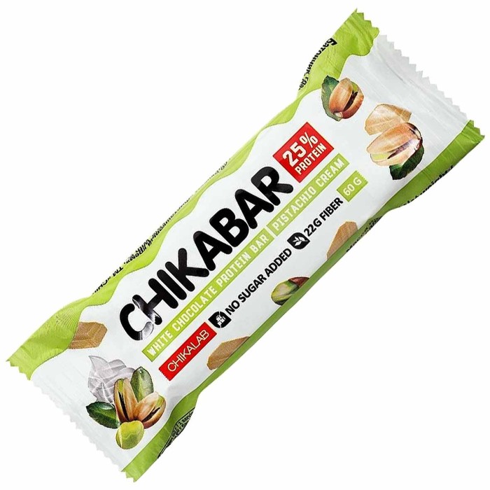 Батончик глазированный Bombbar Chikalab Фисташковый крем 60гр