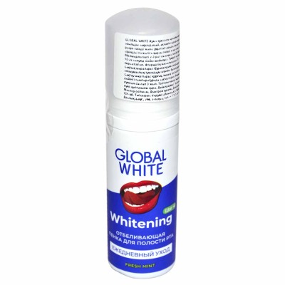 Пенка для полости рта Global White Отбеливающая 50мл пэт