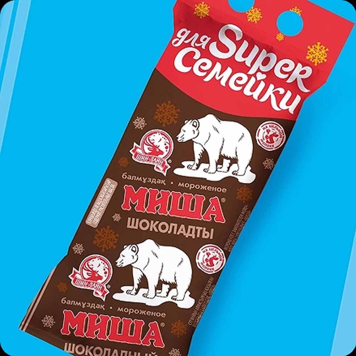 Мороженое Миша Шоколадное 400гр м/у