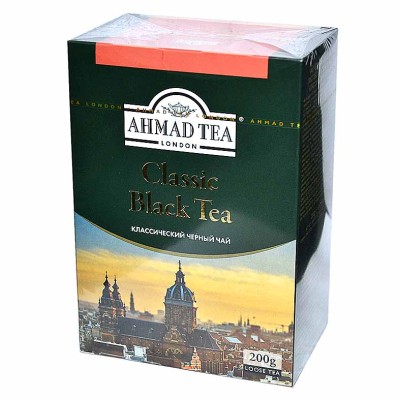 Чай Ahmad Tea Классический черный 200гр к/у