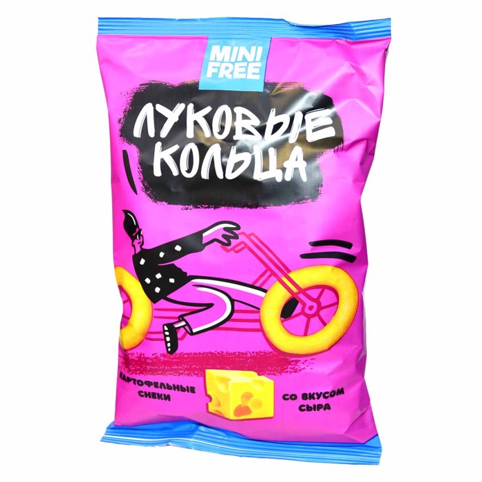 Кольца луковые MiniFree вкус сыра 45гр м/у