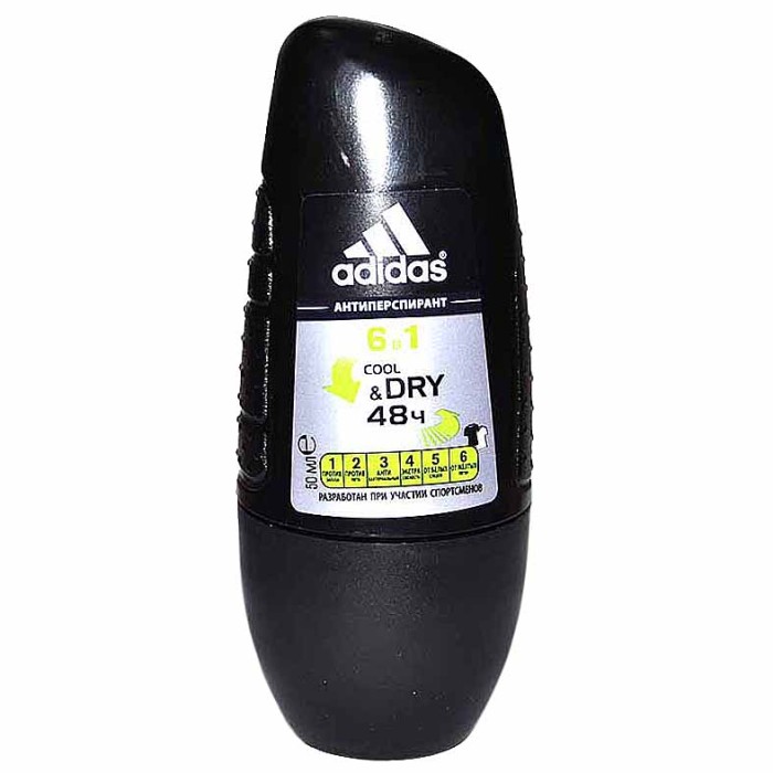 Дезодорант Adidas Man Cool&Dry 6в1 50мл пэт