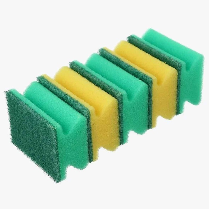 Губки для посуды Просто чисто Профи профилированные 5шт м/у