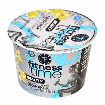Творожок Fitness time ванильный с коллагеном 1,5% 100гр пэт