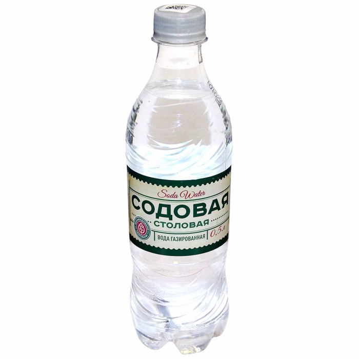 Вода Содовая столовая газ 0,5л пэт