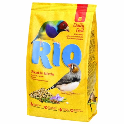 Корм для экзотических птиц Rio Основной рацион 500гр м/у
