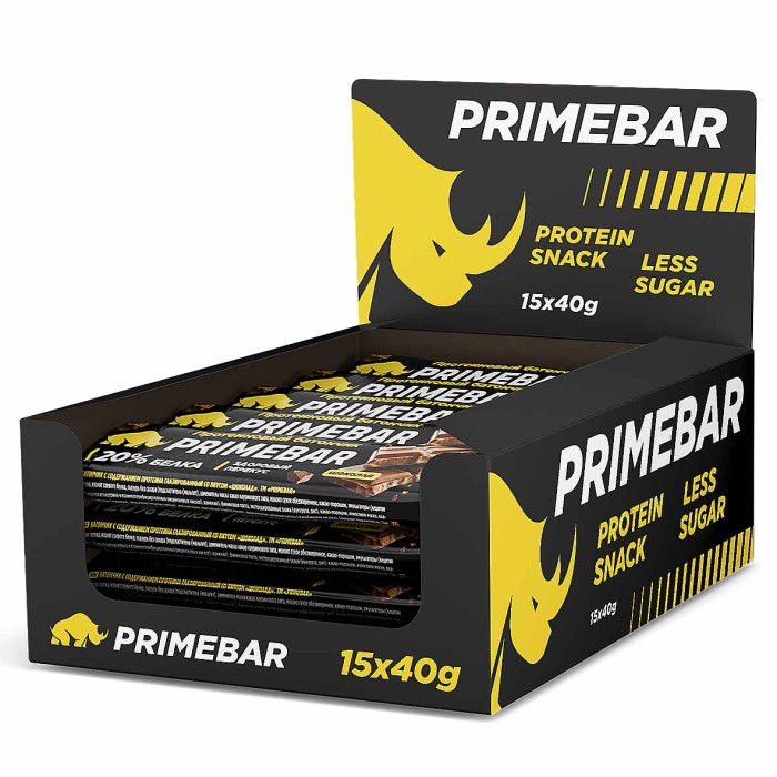 Батончик Primebar шоколадный протеиновый 40гр м/у