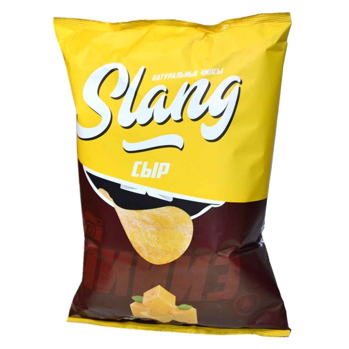 Чипсы Slang вкус сыра 120гр м/у