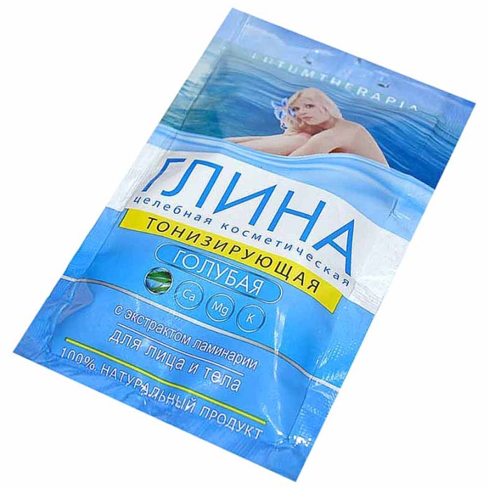Глина для лица Lutumterapia Голубая с экстрактом ламинарии 60гр м/у