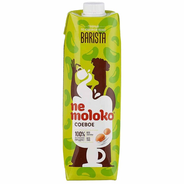 Напиток соевый Nemoloko обогащенный витаминами и мин.вещ-ми 1л т/п