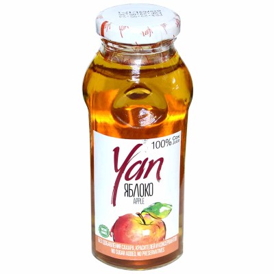 Сок Yan Яблочный 0,25л ст/б