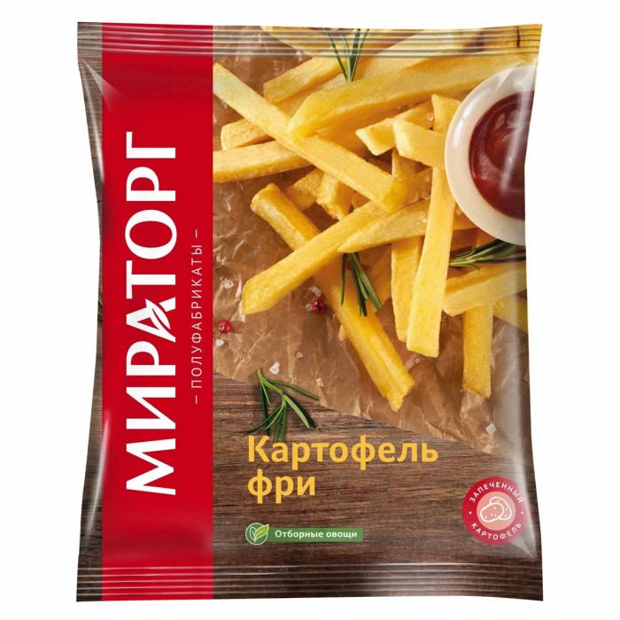 Картофель фри Мираторг 500гр м/у