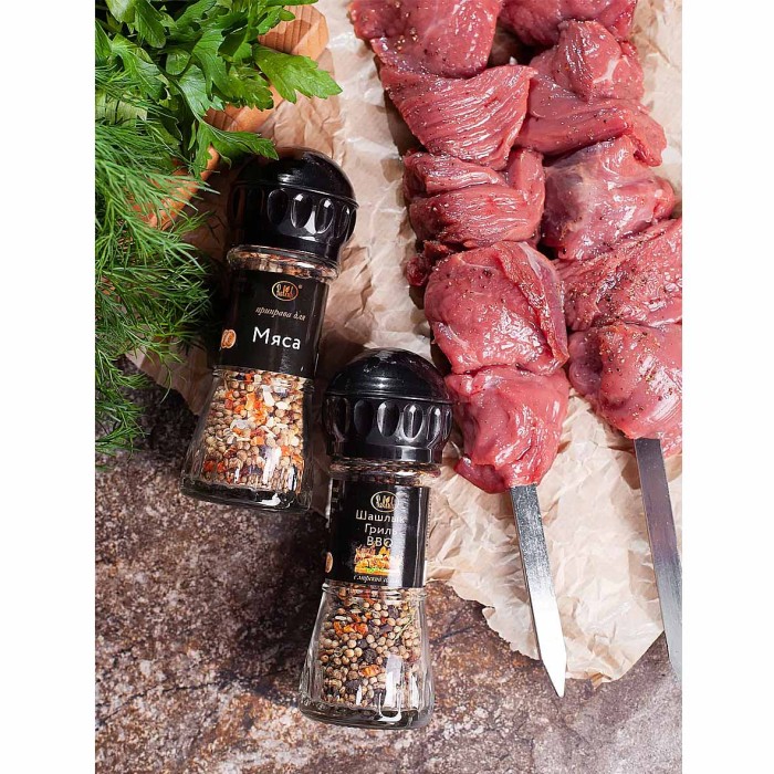 Приправа Relish шашлык гриль BBQ мельница 40гр