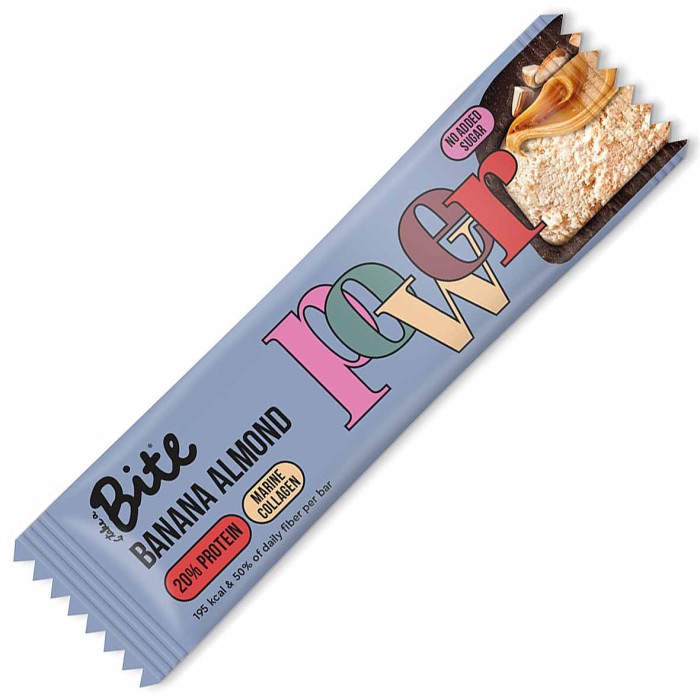 Батончик Bite Power вкус банан-миндаль 50гр м/у