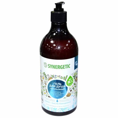 Гель для душа Synergetic Кокос и масло макадамии 750мл пэт
