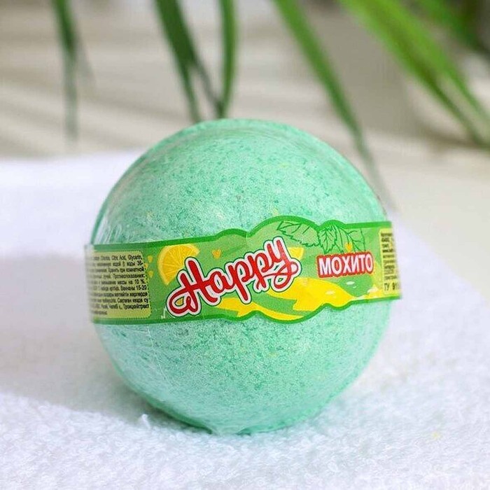 Шар бурлящий Happy Мохито 130гр