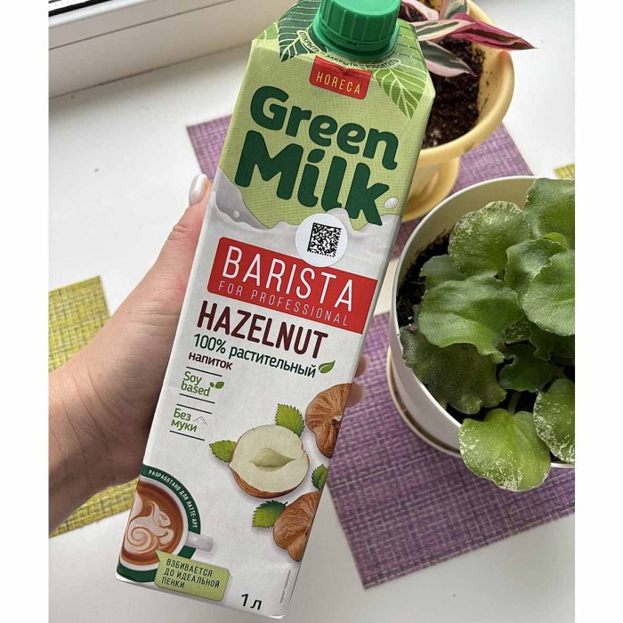 Напиток фундучный Green Milk Barista 1л т/п