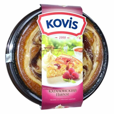 Пирог Kovis бисквит малина 400гр