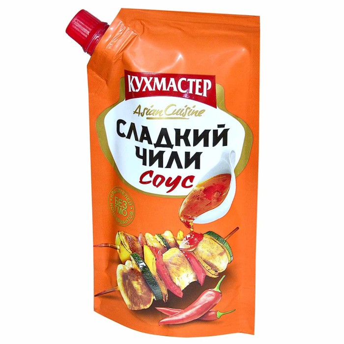 Соус Кухмастер Сладкий чили 230гр д/п