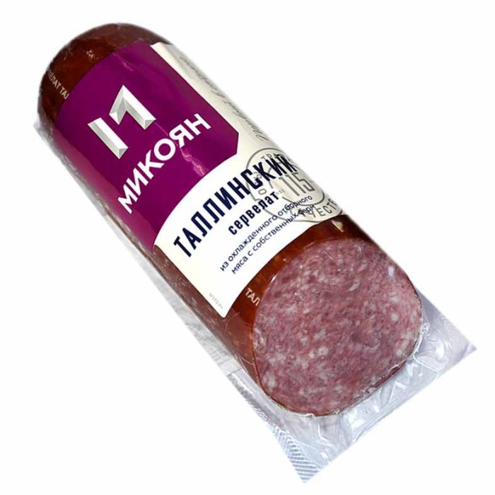 Колбаса в/к Микоян Сервелат Таллинский 350гр