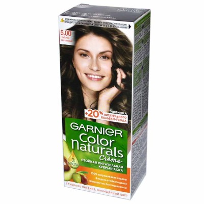 Краска для волос Garnier Color Naturals 5.00 Глубокий шатен к/у