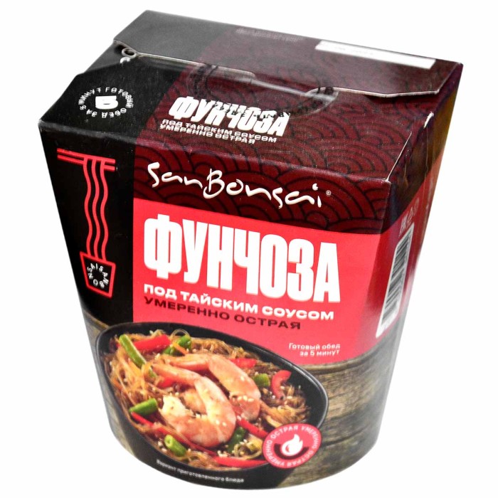Фунчоза BonsaiSan Тайская умерено острая 120гр к/у