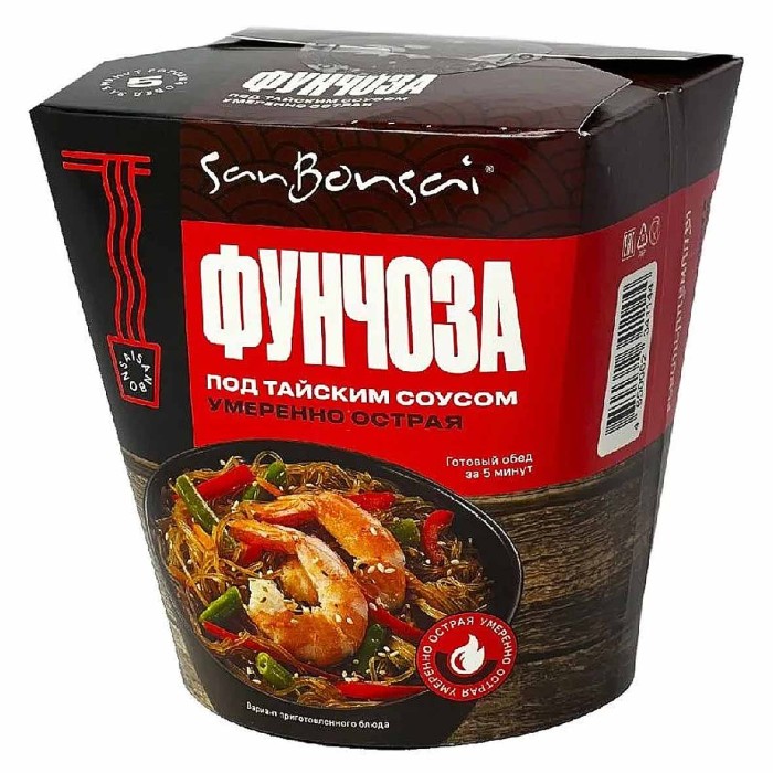 Фунчоза BonsaiSan Тайская умерено острая 120гр к/у