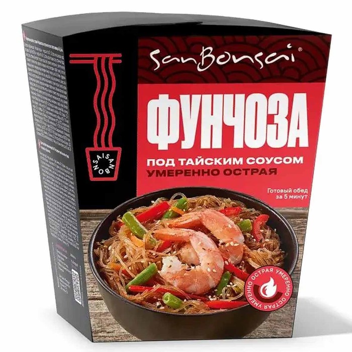 Фунчоза BonsaiSan Тайская умерено острая 120гр к/у