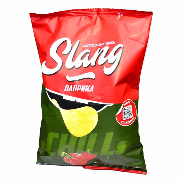 Чипсы Slang вкус паприка 60гр м/у
