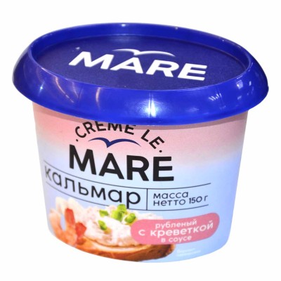 Кальмар Балтийский берег с креветкой в соусе 150 гр пэт