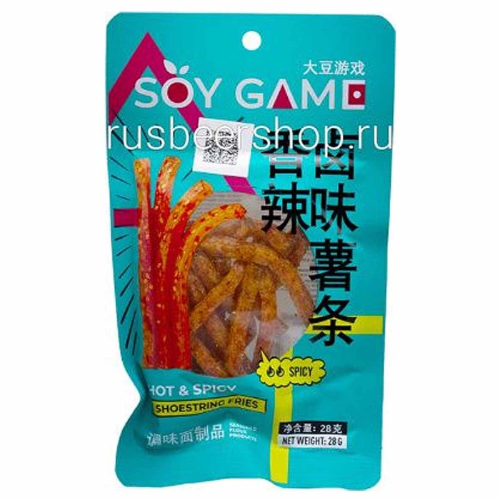 Латяо Soy Game Фри пряные острые 28гр м/у