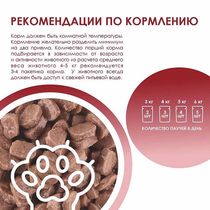 Корм для кошек Kissa с говядиной в соусе 75гр пауч