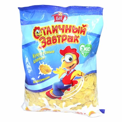 Хлопья кукурузные Отличный завтрак 160гр м/у