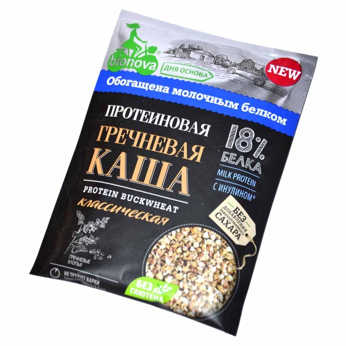 Каша гречневая Bionova 40гр м/у