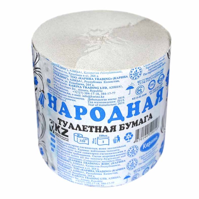 Бумага туалетная Народная
