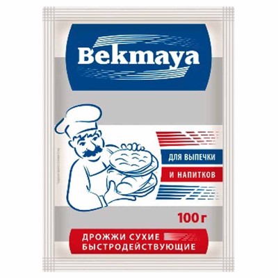 Дрожжи сухие Bekmaya 100гр м/у