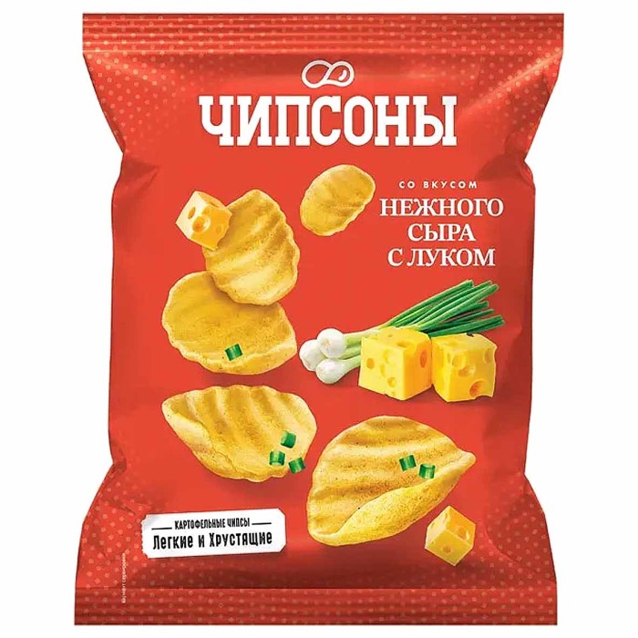 Чипсы Чипсоны вкус сметана с луком 40гр м/у