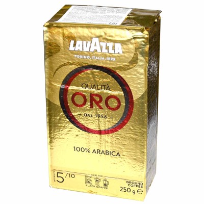 Кофе Lavazza  Qualita ORO молотый 250гр м/у