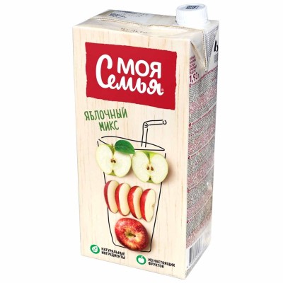 Нектар Моя семья Яблочный Микс 1,93л т/п