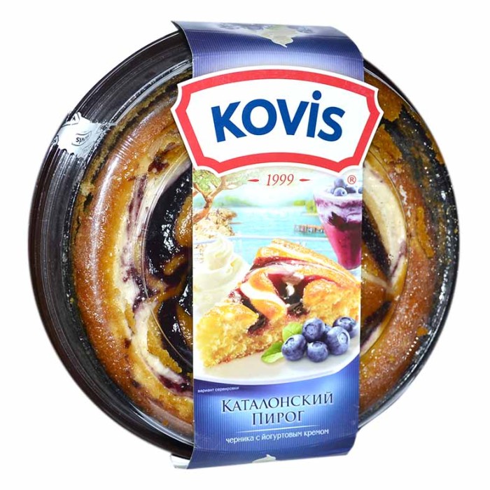 Пирог Kovis бисквит черника 400гр