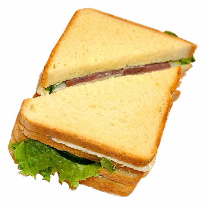 Сэндвич с ветчиной и сыром 1шт