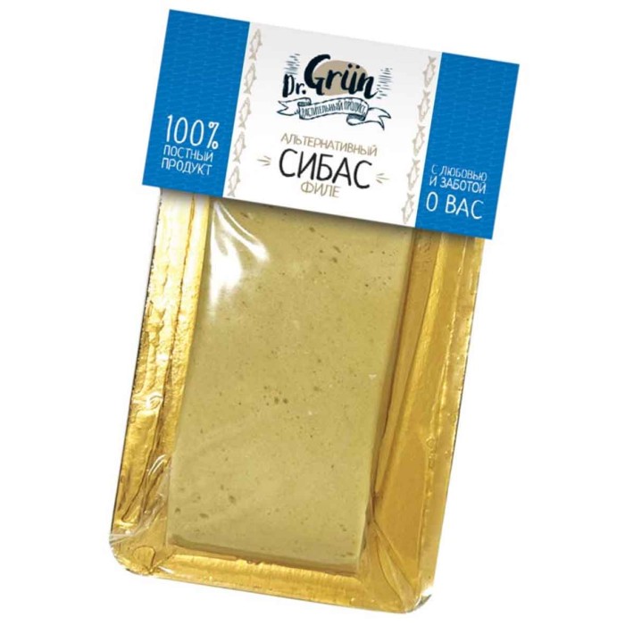 Продукт растительный Dr.Grun Альтернативный сибас 200гр в/у