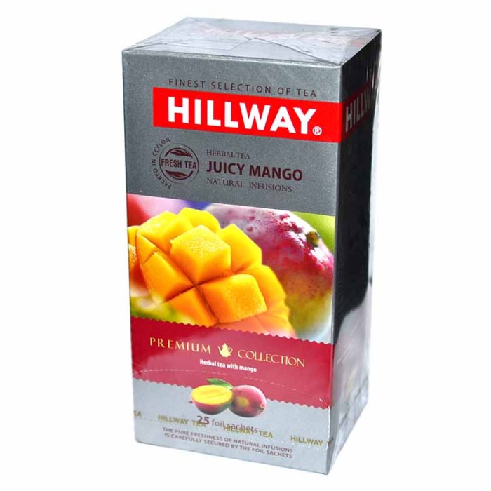 Чай Hillway Juicy Mango черный 25*1,5гр к/у