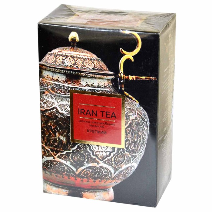 Чай Iran Tea Иранский крепкий черный гранул 250гр к/у